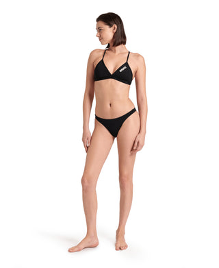 Malla Bikini Parte Superior De Entrenamiento Para Mujer Arena Team Swim Top Tie Back Solid