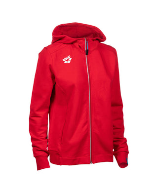 Campera Canguro Con Capucha Deportivo Para Mujer Arena Women's Team Hooded Jacket Panel