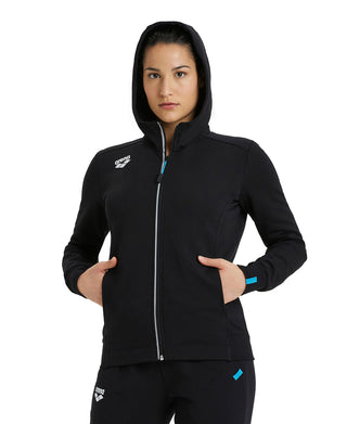 Campera Canguro Con Capucha Deportivo Para Mujer Arena Women's Team Hooded Jacket Panel