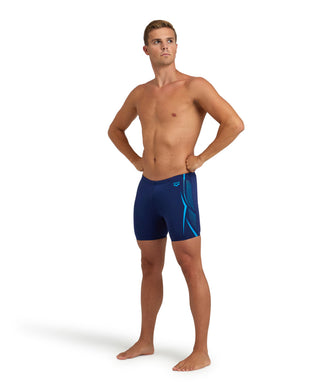 Malla De Entrenamiento Para Hombre Arena Men's Swim Mid Jammer Feather Print