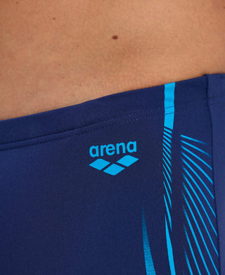 Malla De Entrenamiento Para Hombre Arena Men's Swim Mid Jammer Feather Print