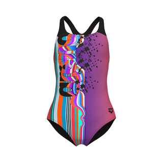 Malla De Entrenamiento Para Niña Arena Girl's Swimsuit Palette Swim Pro Back
