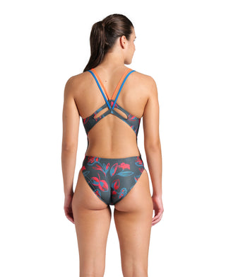 Malla para Entrenamiento de Natación Arena Women's Floral Swimsuit Plus Back