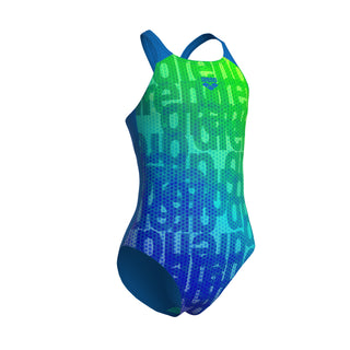 Malla De Entrenamiento Para Niña Arena Multi Colours Swimsuit V Ba Blue River Multi-Blue Rive
