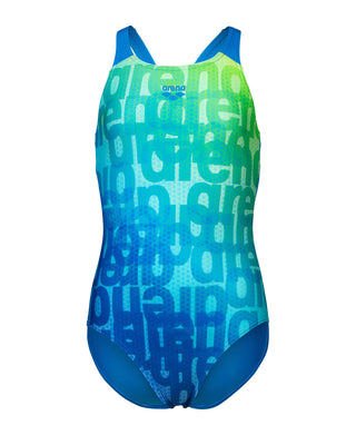 Malla De Entrenamiento Para Niña Arena Multi Colours Swimsuit V Ba Blue River Multi-Blue Rive