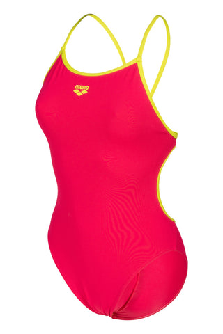 Malla para Entrenamiento de Natación Arena Women's Team Swimsuit Lace Back Solid