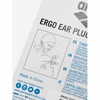 Tapones De Oído De Natación Arena Ergo Earplug