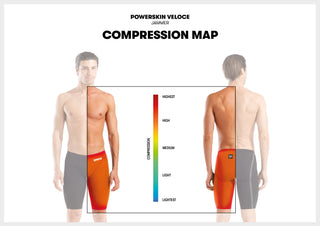 Malla Para Competición de Natación Arena Men´s Powerskin Veloce Jammer