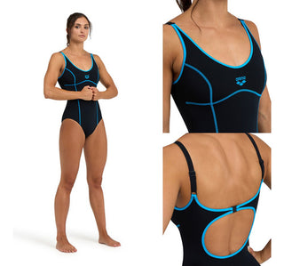 Malla De Entrenamiento Para Mujer Arena Women's Tania Clip Back Swimsuit One Piece