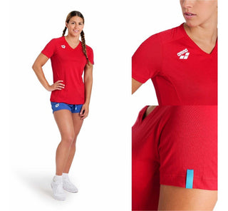 Remera Deportiva Para Mujer Arena Women's Team T-Shirt Panel