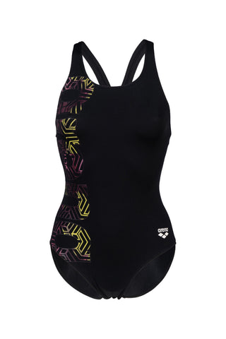 Malla De Entrenamiento Para Mujer Arena Women's Kikko Pro Swimsuit V Back Graphic Print