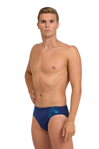 Malla De Entrenamiento Para Hombre Arena Men's Swim Brief Graphic Print