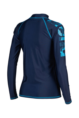 Remera de Lycra Con Proteccion UV Mujer Arena Women's Rash Vest Long Sleeve