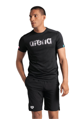 Remera Deportiva Adulto Unisex Arena T-Shirt Logo