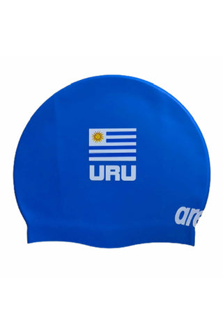 Gorra de Entrenamiento para Natación Unisex Adulto Arena Uruguay Flag Silicone Cap