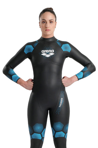 Traje De Neopreno De Competición Para Mujer Arena Woman's Powerskin Thunder Wetsuit